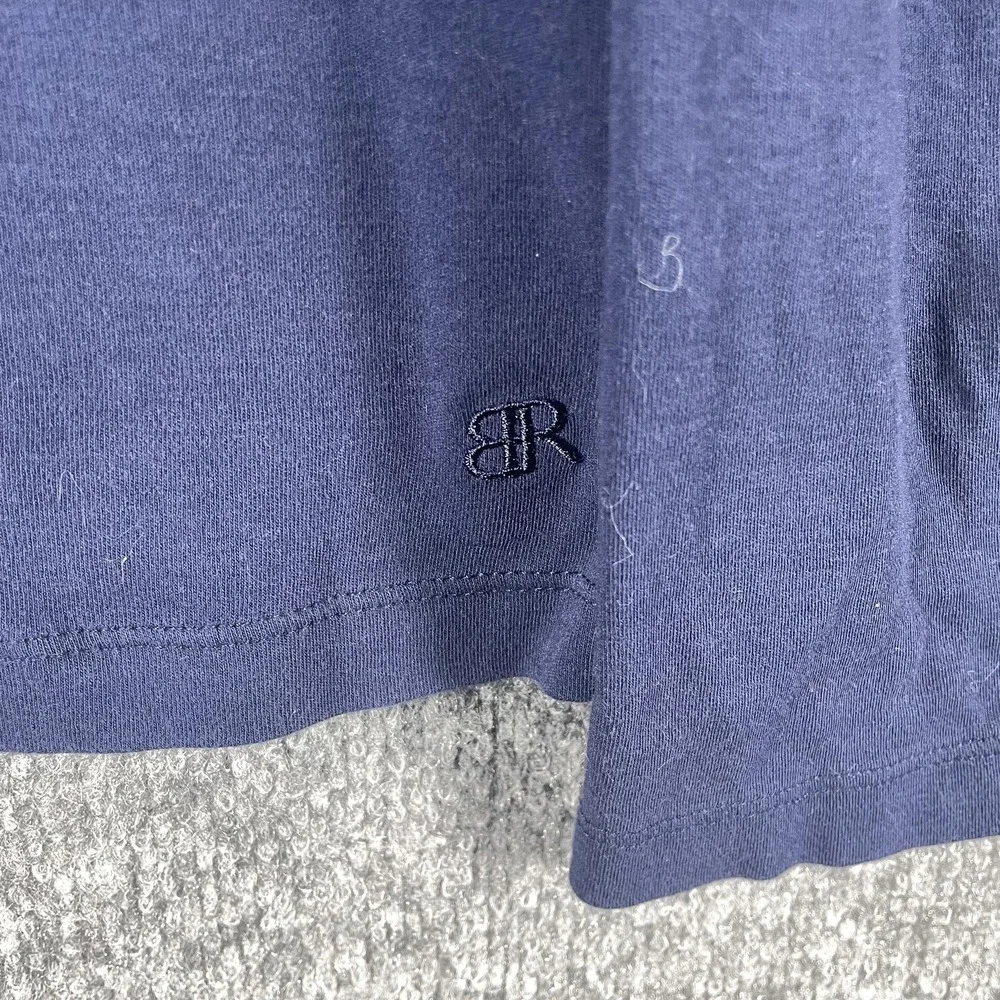 Banana Republic Shirt Mens Large Blue Polo Long Sleeve Collared Button Up Preppy